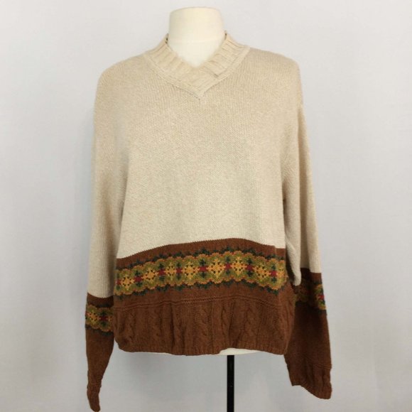 Liz Claiborne Sweaters - Liz Claiborne‎ LizSport Bulky Pullover Sweater L